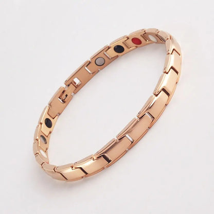 Women Men Sleep Aid Jewelry Treatment Health Care Hematite Detachable Bangle Magnetic Therapy Bracelet Energy Healing