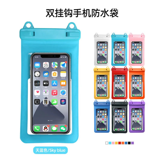 1 Set Clear Waterproof Phone Pouch Transparent Universal Mobile Phone Holder with Long Neck Strap Lanyard Phone Accessories